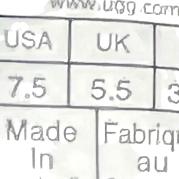 UGG Women’s Alameda Black Mini Slip On Sneaker Boot Size US 7.5 - Picture 11 of 11